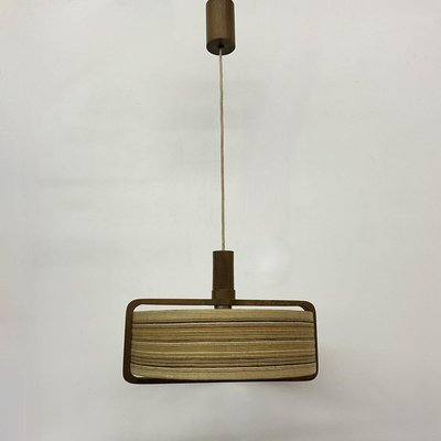 Teak Hanging Lamp from Temde Leuchten, 1970s-BGP-2020852