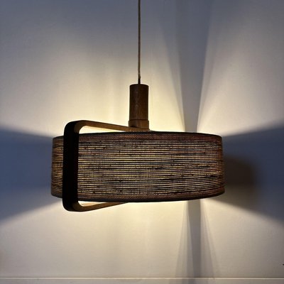 Teak Hanging Lamp from Temde Leuchten, 1970s-BGP-2020852