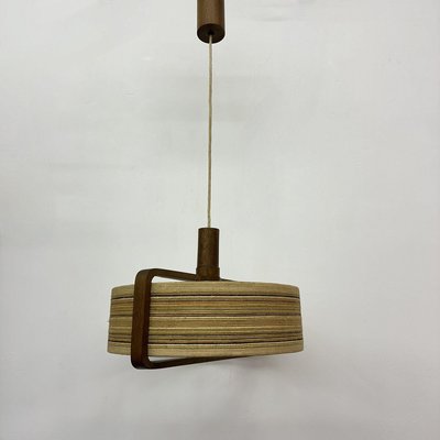 Teak Hanging Lamp from Temde Leuchten, 1970s-BGP-2020852