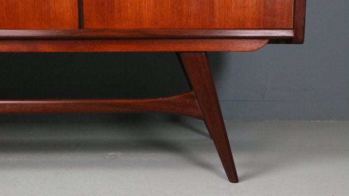 Teak Highboard / Credenza attributed to Louis Van Teeffelen for Wébé, 1960s-DT-2026095