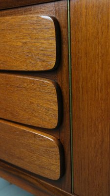 Teak Highboard / Credenza attributed to Louis Van Teeffelen for Wébé, 1960s-DT-2026095