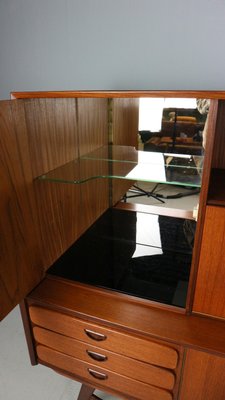 Teak Highboard / Credenza attributed to Louis Van Teeffelen for Wébé, 1960s-DT-2026095