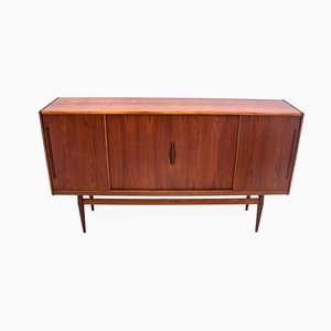 Teak Highboard, Denmark, 1960s-BXB-1730332