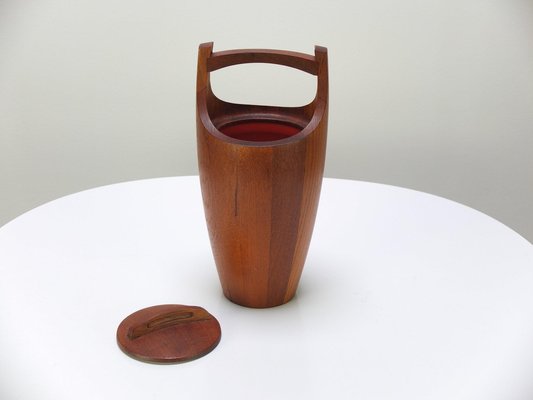 Teak Ice Bucket by Jens Quistgaard for Dansk Design, 1950s-MHV-1744983