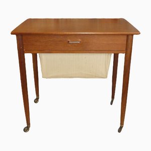 Teak Long-Legged Sewing Box Storage from Opal Möbel, 1960s-AFE-1122338