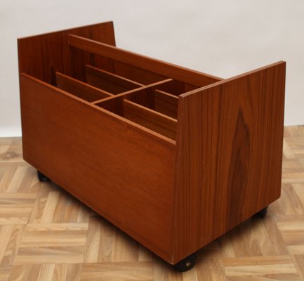 Teak Magazine Rack by Rolf Hesland for Bruksbo, 1960s-PF-601285