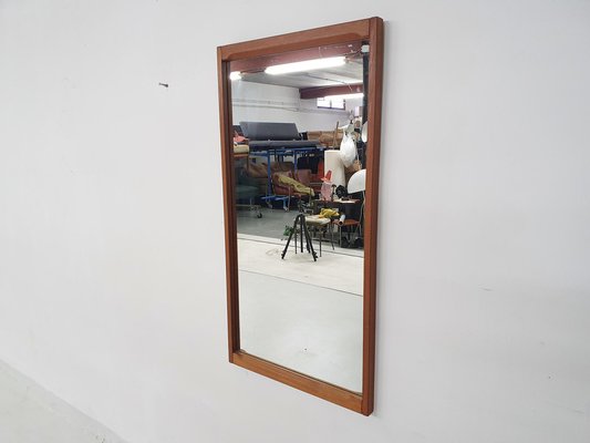 Teak Mirror by Aksel Kjersgaard, Denmark, 1960s-ZO-1033822