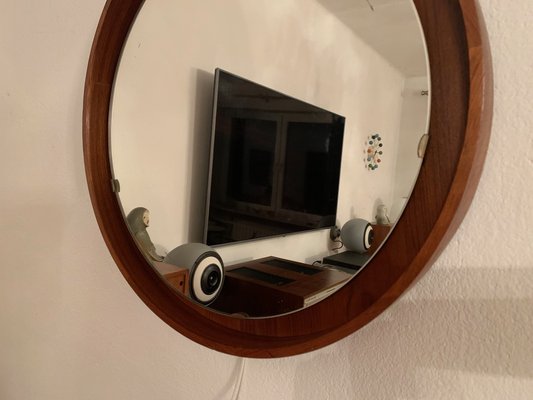 Teak Mirror, Italy, 1960s-VQM-1806900