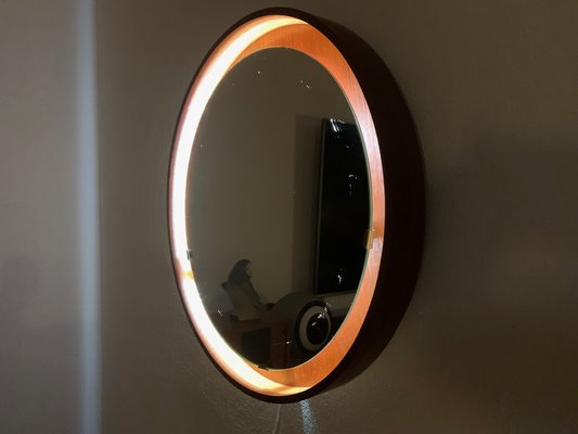 Teak Mirror, Italy, 1960s-VQM-1806900