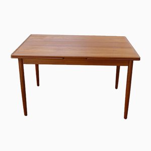 Teak Model 145 Extendable Dining Table by Willy Sigh for Sigh & Søns Møbelfabrik, 1960s-VRE-691946