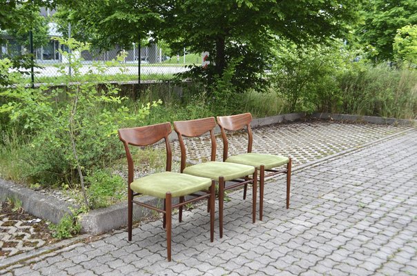 Teak Model 603 Dining Chairs by Gustav Herksrtöter for Lübke, Set of 3-UF-1306668