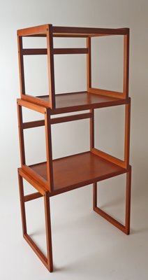 Teak Nesting Tables attributed to Aleks Kjersgaard for K.T. Möbel, Denmark, 1960s, Set of 3-ESB-2022792