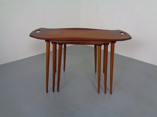 Teak Nesting Tables by Jens Quistgaard for Nissen, 1960s, Set of 3-RDW-837573