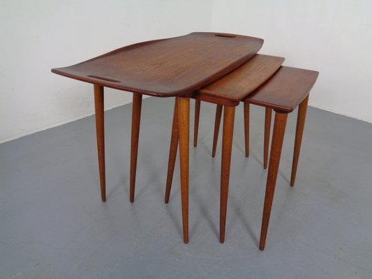 Teak Nesting Tables by Jens Quistgaard for Nissen, 1960s, Set of 3-RDW-837573