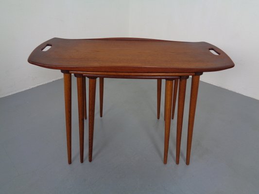 Teak Nesting Tables by Jens Quistgaard for Nissen, 1960s, Set of 3-RDW-837573