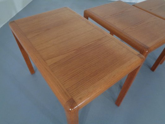 Teak Nesting Tables by Kai Kristiansen for Vildbjerg Møbelfabrik, 1960s, Set of 3-RDW-701424