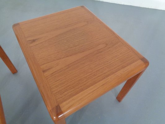 Teak Nesting Tables by Kai Kristiansen for Vildbjerg Møbelfabrik, 1960s, Set of 3-RDW-701424