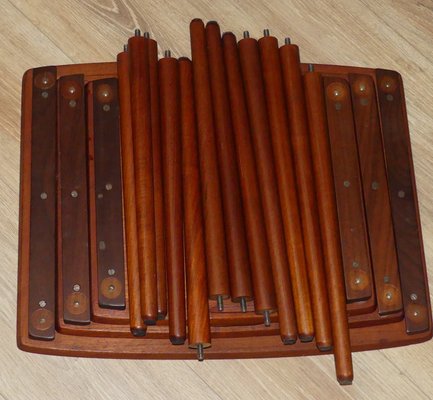 Teak Nesting Tables from Mobelintarsia, 1960s, Set of 3-AFE-935834