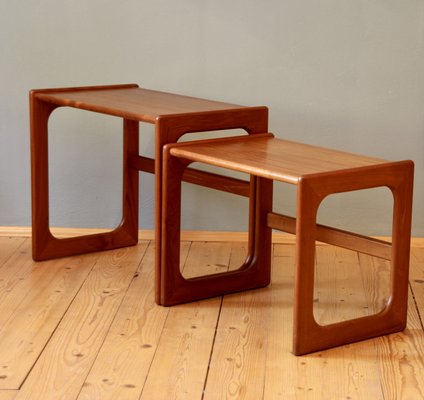 Teak Nesting Tables from Salin Nyborg, 1960s, Set of 2-SY-958003