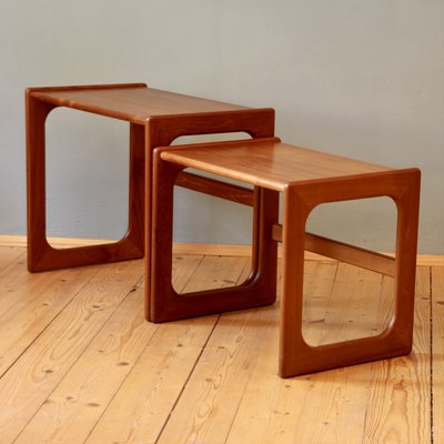 Teak Nesting Tables from Salin Nyborg, 1960s, Set of 2-SY-958003