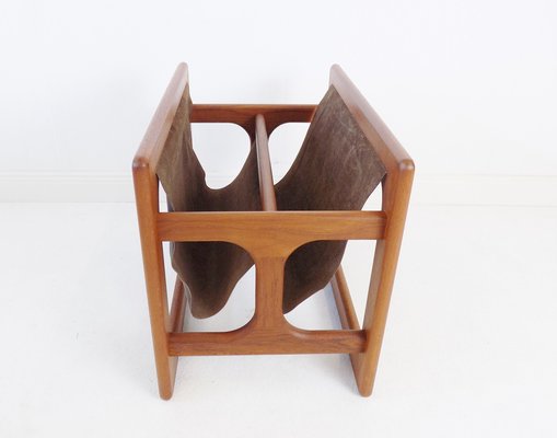 Teak Newspaper Stand by Aksel Kjersgaard for Salin Mobler-HUW-1066856