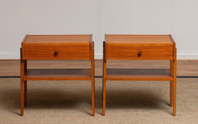 Teak Nightstands from Carlström & Co Mobelfabrik, Set of 2-JE-853820