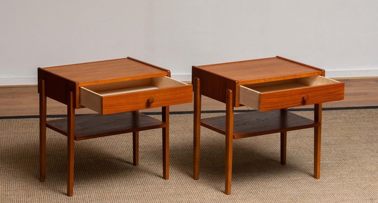 Teak Nightstands from Carlström & Co Mobelfabrik, Set of 2-JE-853820