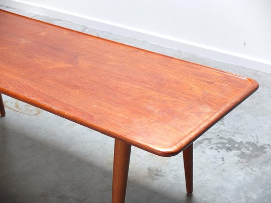 Teak & Oak AT-11 Coffee Table by Hans J. Wegner for Andreas Tuck, 1954-MHV-1744973