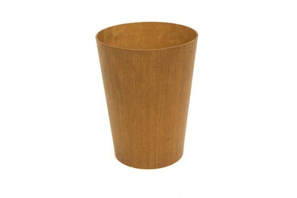 Teak Paper Basket by Martin Åberg for Servex, Sweden, 1960s-GEK-1749614