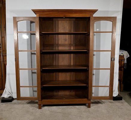 Teak Pondicherry Showcase Display Bookcase, 1900s-RVK-1798787