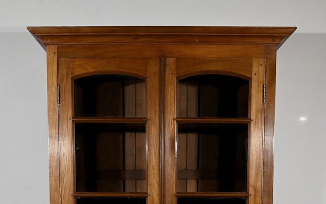 Teak Pondicherry Showcase Display Bookcase, 1900s-RVK-1798787