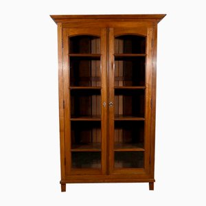 Teak Pondicherry Showcase Display Bookcase, 1900s-RVK-1798787