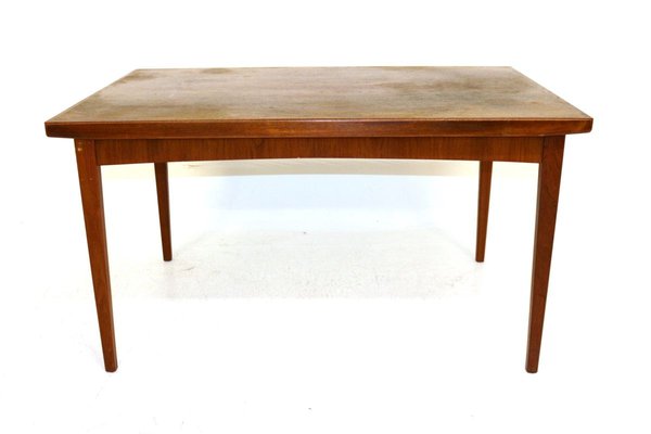 Teak Portfolio Dining Table, Denmark, 1960s-GEK-932913