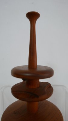 Teak Rotating Lazy Susan from Digsmed, Denmark, 1970s-KK-1332050