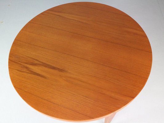 Teak Round Coffee Table by Severin Hansen for Haslev Mobelfabrik attributed to Bovenkamp, 1960s-DT-2026305