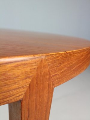 Teak Round Coffee Table by Severin Hansen for Haslev Mobelfabrik attributed to Bovenkamp, 1960s-DT-2026305