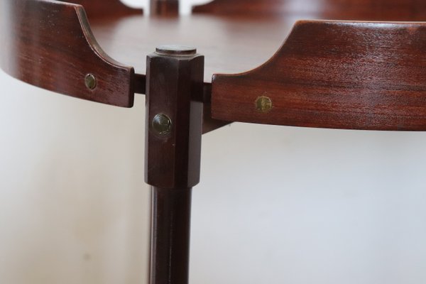 Teak Round Drinks Trolley, 1950s-DCO-1699837