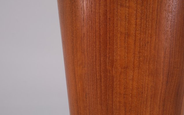 Teak Round Paper Basked, Sweden, 1960s-GCG-1772490