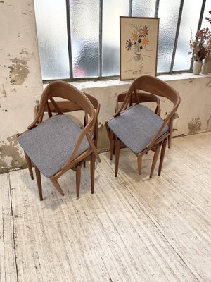 Teak Samcom Chairs by Johannes Andersen for Uldum Mobelfabrik, Set of 6-LCU-1251689