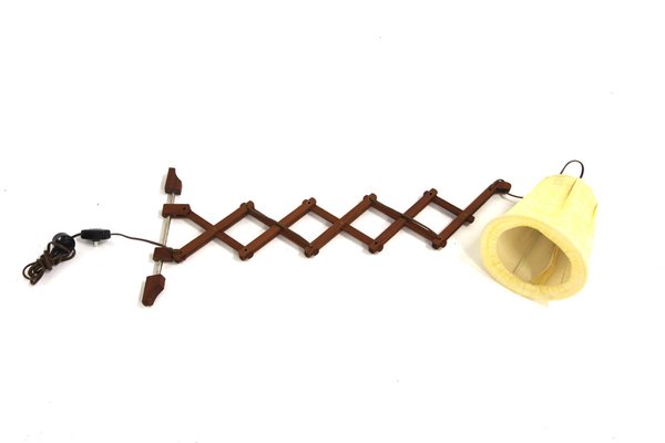 Teak Sconce from SAX Lamp, Denmark, 1950s-GEK-1763101