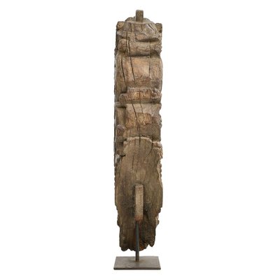 Teak Sculpture on Base-NQ-1788062