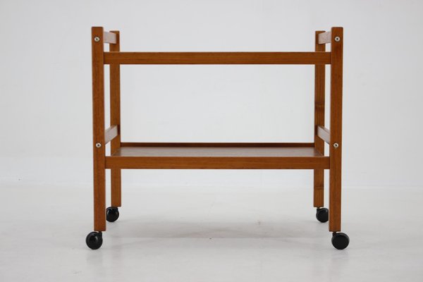 Teak Serving Trolley, Denmark, 1960s-TZ-1423398