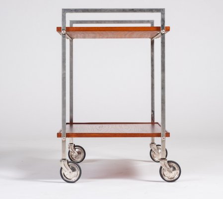 Teak Serving Trolley, Denmark, 1960s-ZGQ-1289913