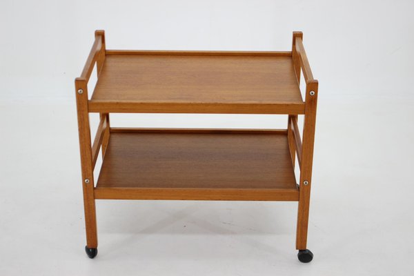 Teak Serving Trolley, Denmark, 1960s-TZ-1423398