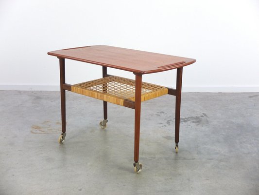 Teak Serving Trolley in the style of Johannes Andersen, 1960s-MHV-1744981