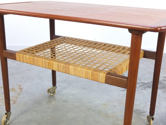 Teak Serving Trolley in the style of Johannes Andersen, 1960s-MHV-1744981