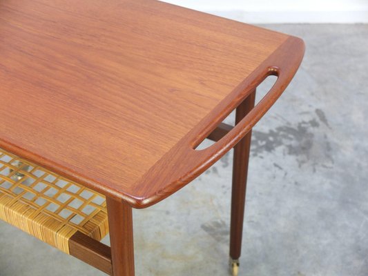 Teak Serving Trolley in the style of Johannes Andersen, 1960s-MHV-1744981