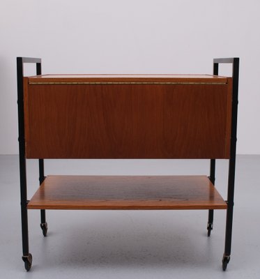 Teak Sewing Trolley Dutch, 1960s-GCG-1286742