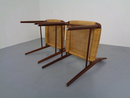 Teak Side Chairs by Georg Leowald for Wilkhahn, 1960s, Set of 4-RDW-863513