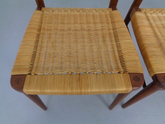 Teak Side Chairs by Georg Leowald for Wilkhahn, 1960s, Set of 4-RDW-863513